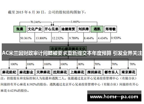 AC米兰因财政审计问题被要求重新提交本年度预算 引发业界关注 AC米兰因财政审计问题被要求重新提交本年度预算 引发业界关注